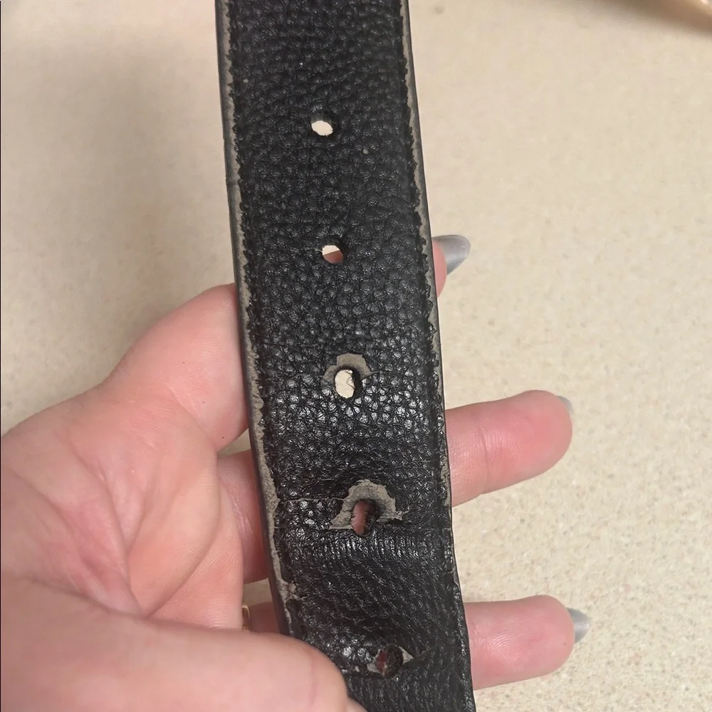 Rock & Republic Black Belt with Silver Buckle for men